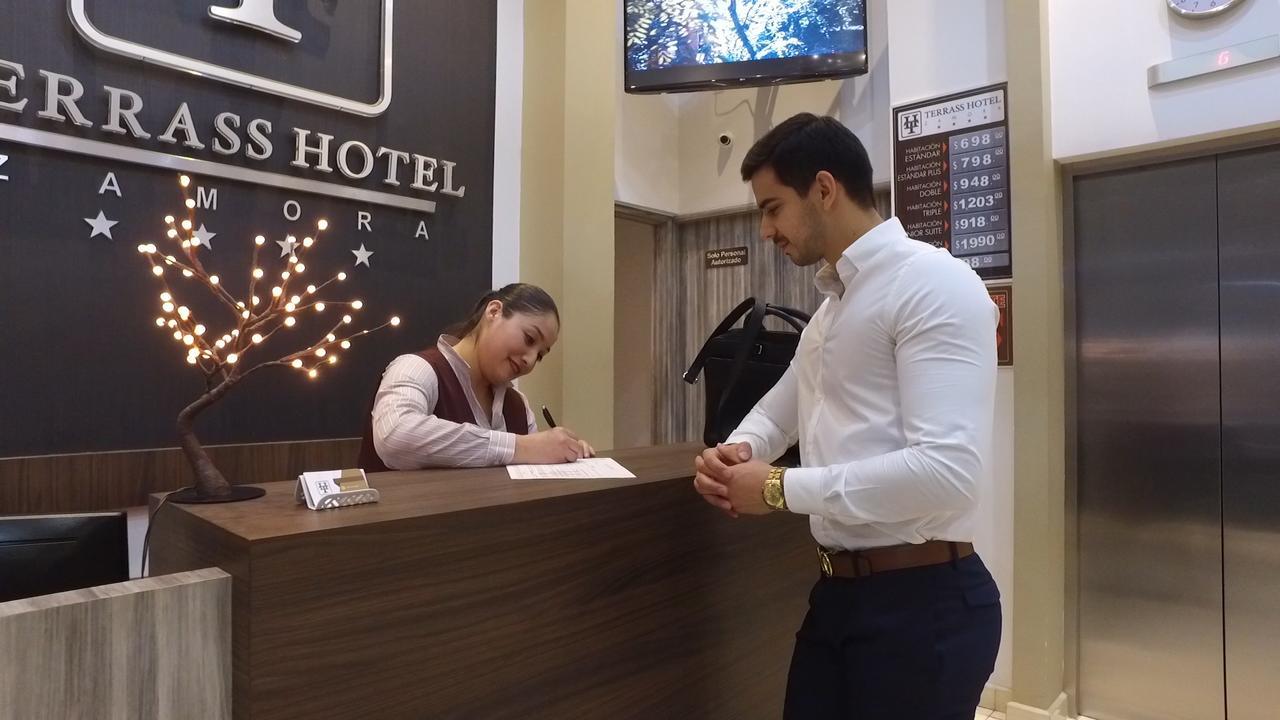 Terrass Hotel Zamora Zamora de Hidalgo Buitenkant foto